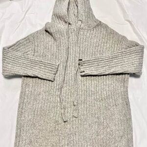 Zara Knit Oversized Hooded Sweater (Women’s Size Small)